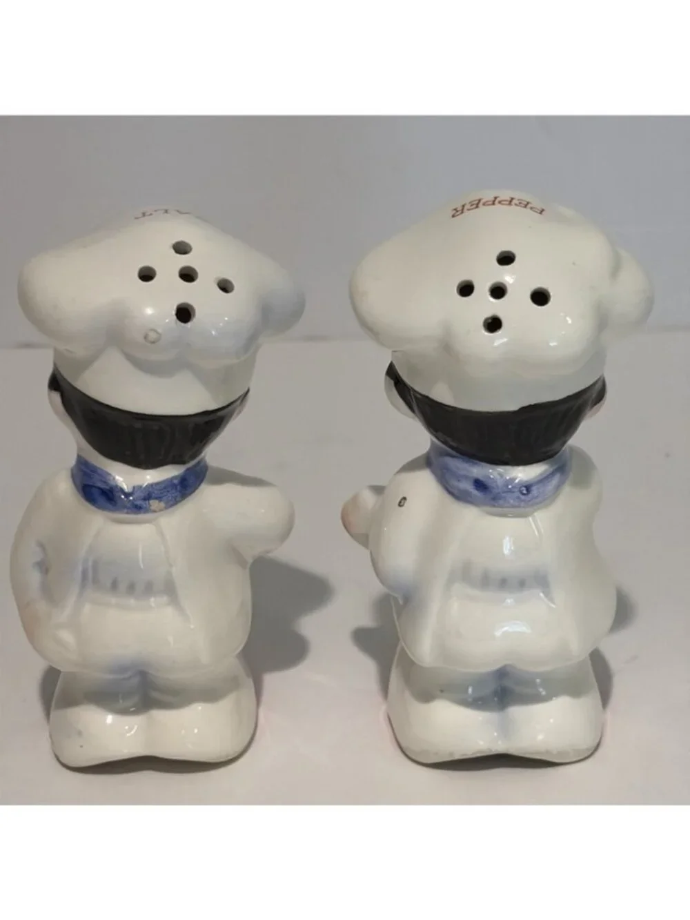 Vintage Tappan Range Stove Promo Chef Salt and Pepper Shakers 1950s Kitschy
